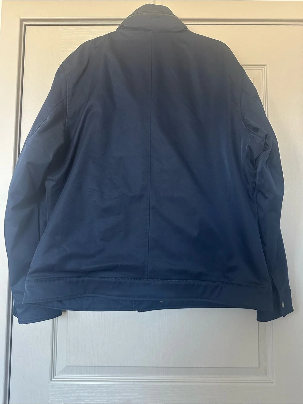 Banana Republic Water-Resistant Insulated Jacket Hidden Hood Men’s XL Navy